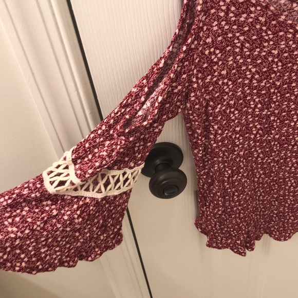 Mossimo Cold Shoulder Shirt - Picture 2 of 4